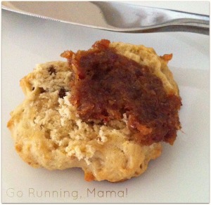 Maple Walnut Kefir Biscuits and Bacon Beer Jam- Go Running, Mama!